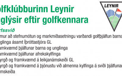 Leynir auglýsir eftir golfkennara