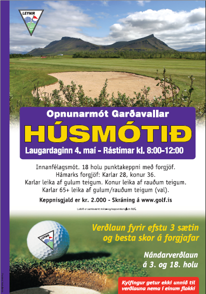 Húsmótið 2019 – skráning hafinn í fyrsta mót sumarsins